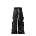 ShadowFlex Leather Cargo Pants