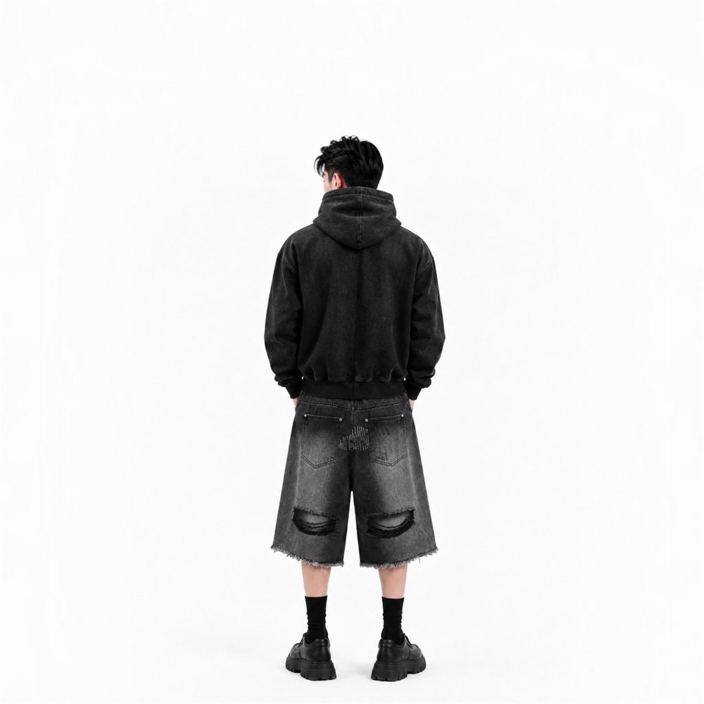 Midnight Y2K Denim Shorts