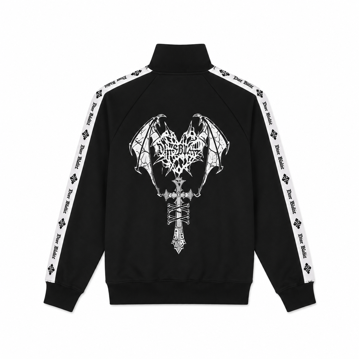 Japanese Punk Y2K Oversized Double-Zip Hoodie Jacket