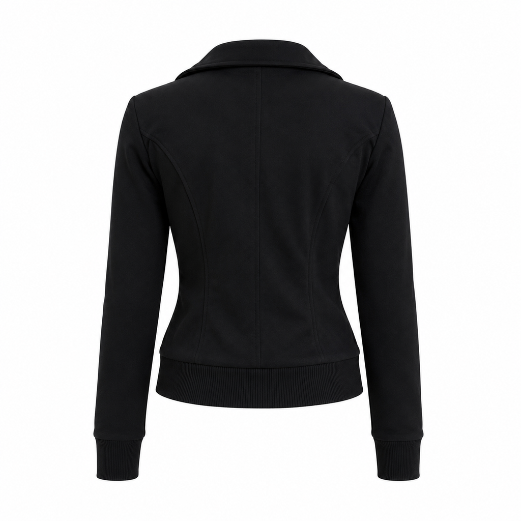 Y2K Gothic Zip Hoodie – Vintage White Print Streetwear Jacket