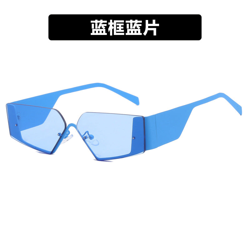 Futuristic Y2K Frameless Sunglasses for Street Style