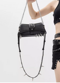 Y2K Vintage Harajuku Punk Rivet Chain Handbag (One Set)