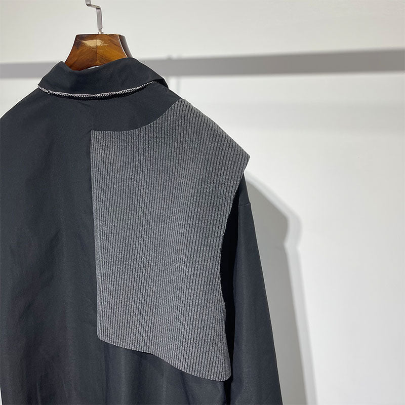 Owen Seak Men's Casual Gothic Oversized Long Sleeve Shirt