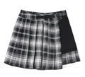 Gothic Punk High Waist Pleated Skirt with Shorts (One)