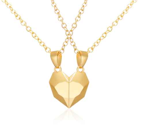 Neo Gothic Metal Necklaces for Lovers' Parties (Pair)