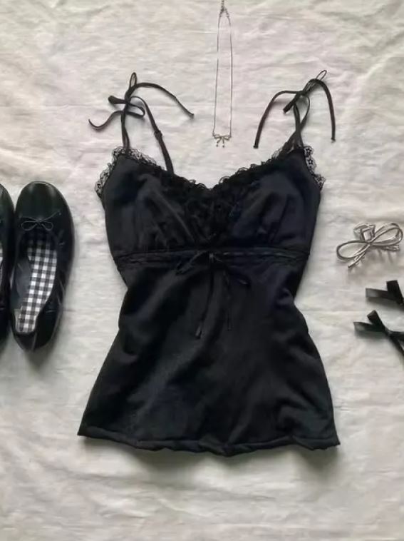 Cute Fashion Bow Waist Trimming Fashion Gothic Vintage Skirt