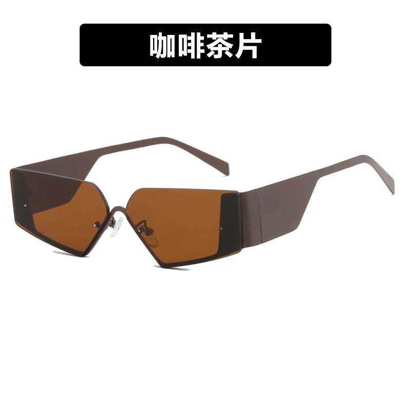 Futuristic Y2K Frameless Sunglasses for Street Style