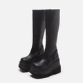 Gothic Biker Platform Boots for Stylish Looks