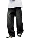 Mens Vintage Hip Hop Style Baggy Skater Jeans Denim Loose Fit Dance Skateboard Pants