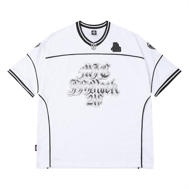 Unisex Summer Hip Hop Sports Set with Gothic Tees